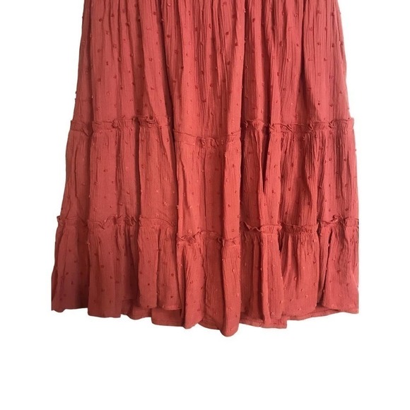 Brand New In Bohemian Burnt Orange Skater Dress Size S - Picture 14 of 16
